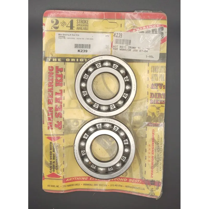 Hot Rods Main Bearing Kit Yamaha 350 Raptor And 350 Warrior K239