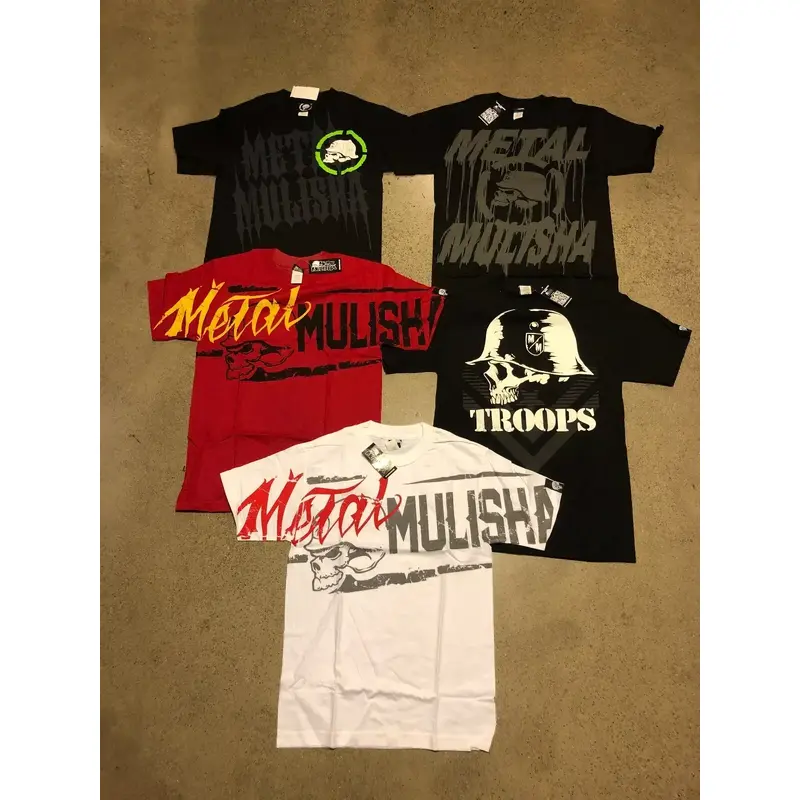 Metal Mulisha TIES CLINKER GLIMPSE GOO 5 T-Shirts TEE TEES Small S Short-Sleeve