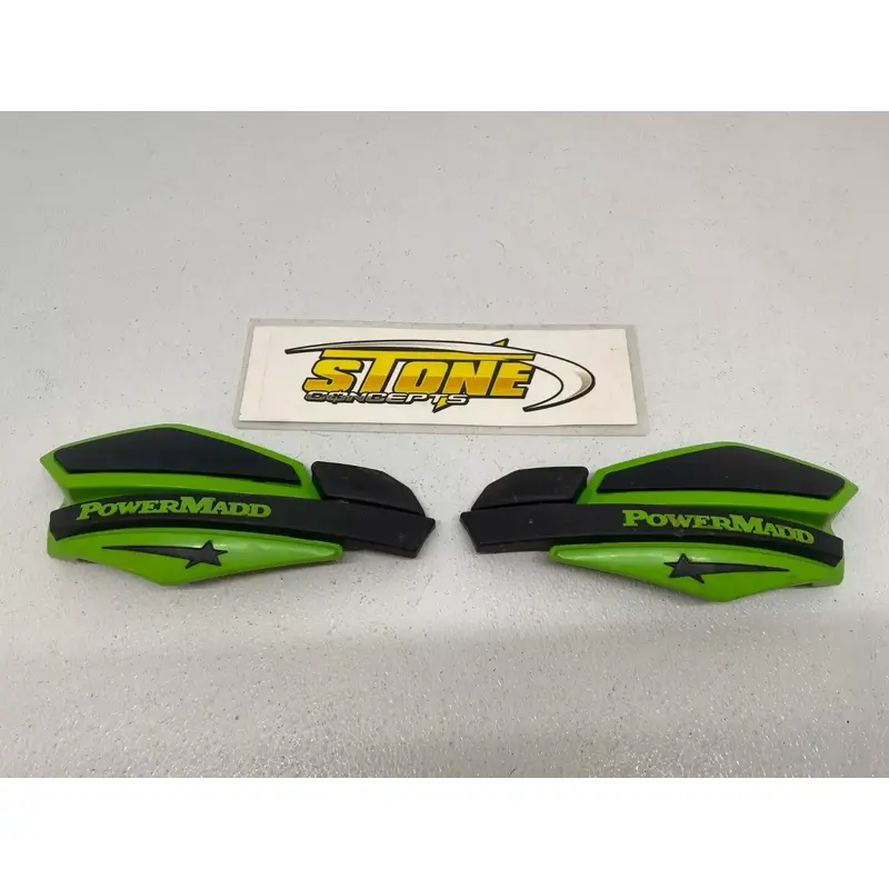 Powermadd Star Series Hand Guards Green KFX450R KFX400 Kawasaki KX