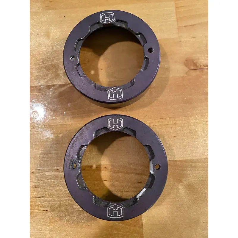 CAN AM MAVERICK X3 HESS RACING REAR KNUCKLE BEARING CARRIER CAP SET CAPS BILLET
