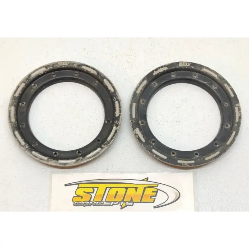Douglas 8" DWT Rear Wheel Beadlock Rings Alumilite Ring Set YFZ TRX 450R LTR450