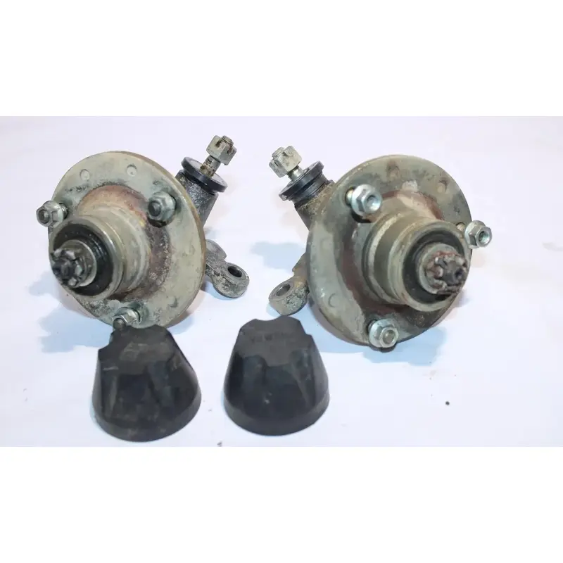 1988 Yamaha Moto 4 Yfm80 OEM Front Steering Knuckles Hub Set Pair