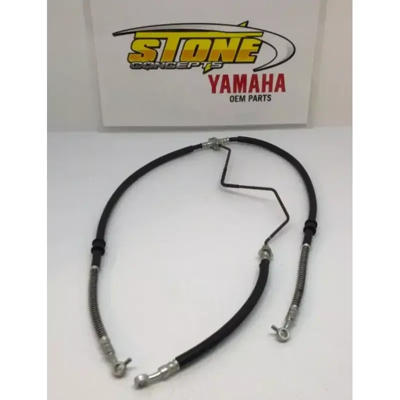NEW OEM YAMAHA 09-25 YFZ450R FRONT BRAKE YFZ 450R CALIPER LINES HOSE T LINE SET