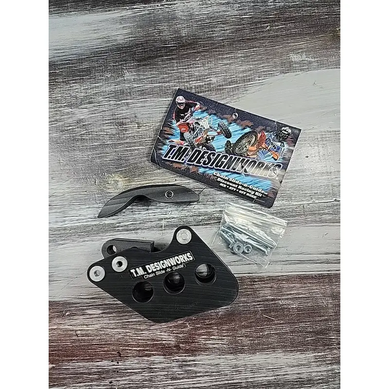TM Designworks Chain Guide & Powerlip Frame Pad KTM-200-BK KTM 125-525 2005