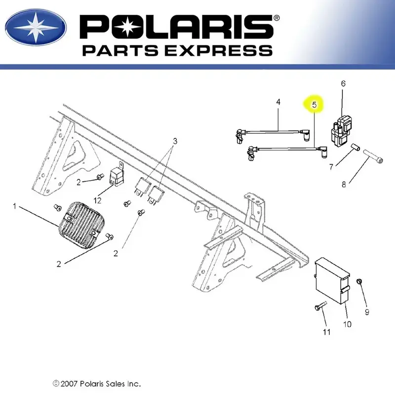NEW GENUINE POLARIS SPORTSMAN 800 SPARK PLUG WIRE 59.3CM OEM 4011365