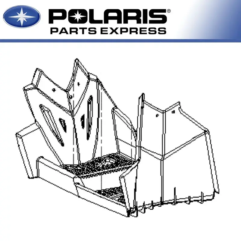 NEW GENUINE POLARIS SPORTSMAN 90 110 OEM POLARIS RIGHT FOOTWELL OEM 0453713-070