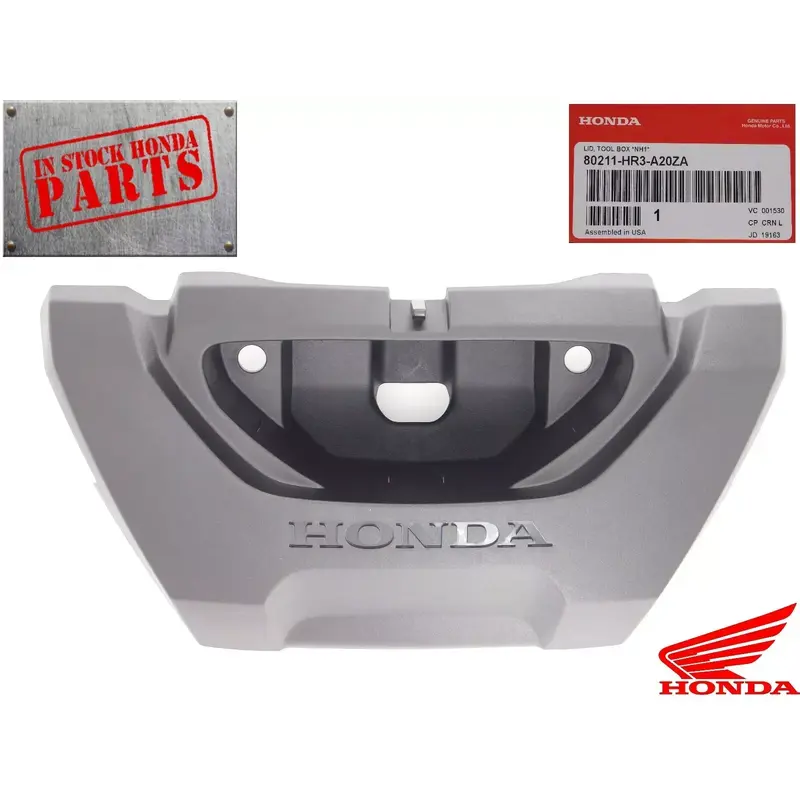 HONDA RANCHER 420,TRX 500 FOREMAN BLACK REAR TOOL BOX DOOR,STORAGE COVER 14-2020