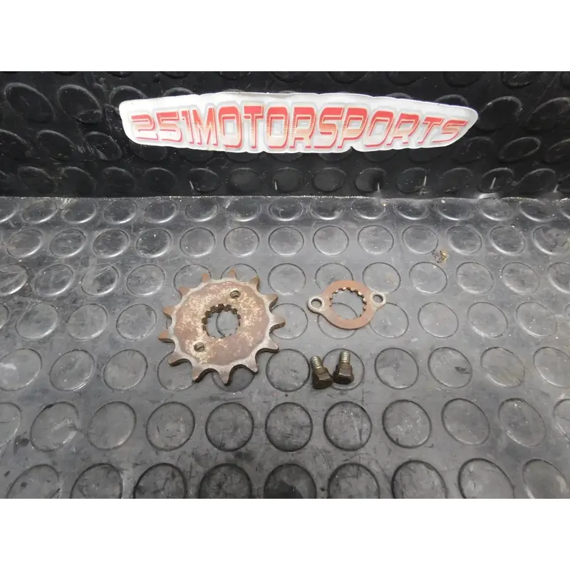 06 2006 Suzuki LTR450 LTR LT-R 450 14 tooth front sprocket & shaft keeper bolts