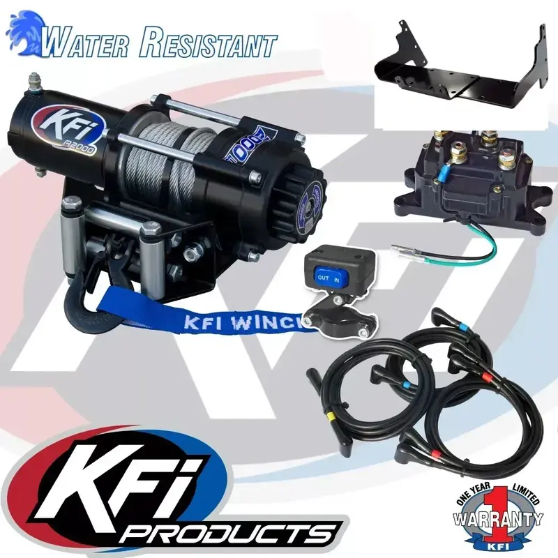 KFI WINCH 2000 LBS AND MOUNT KIT W MOUNT POLARIS 2000-2003 XPEDITION 325 425