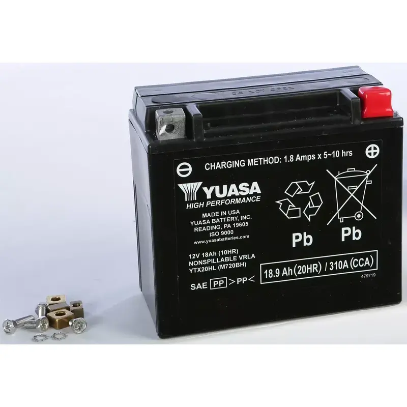 Yuasa YUAM720BH Factory Activated Maintenance Free Battery