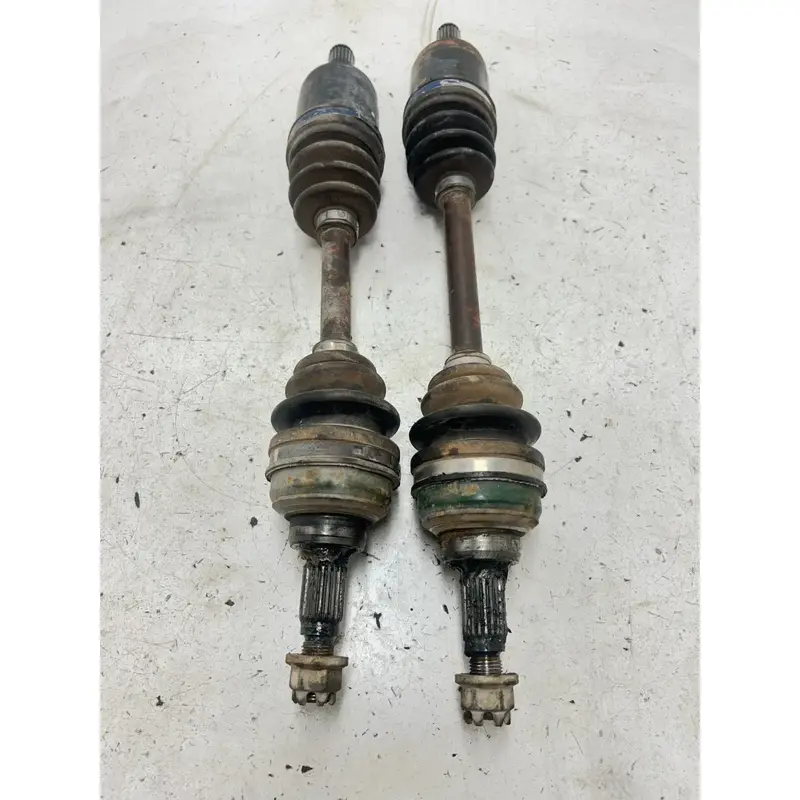 03 2003 Honda Foreman 450 TRX450FM OEM Set Front Axle Shaft L R CV Drive Nut