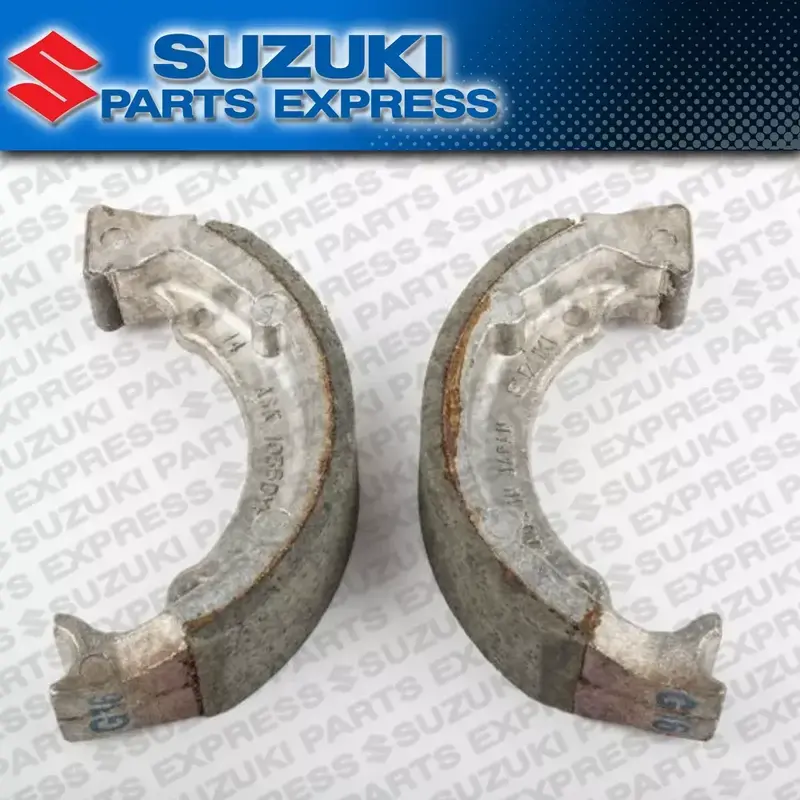 NEW SUZUKI QUADMASTER KING QUAD LTA500 LTF500 OEM REAR BRAKE SHOES 64400-41810