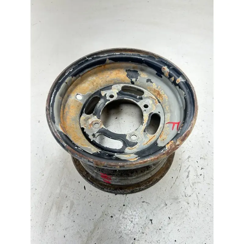 02 2002 Kawasaki Bayou 220 KLF220 2x4 OEM STRAIGHT Front Wheel Rim 9 X 6