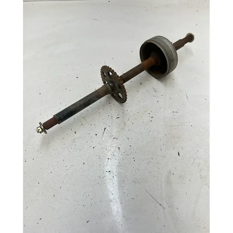 05 2005 Polaris Sportsman 90 2 Stroke OEM Rear Axle Hubs Brake Sprocket Carrier