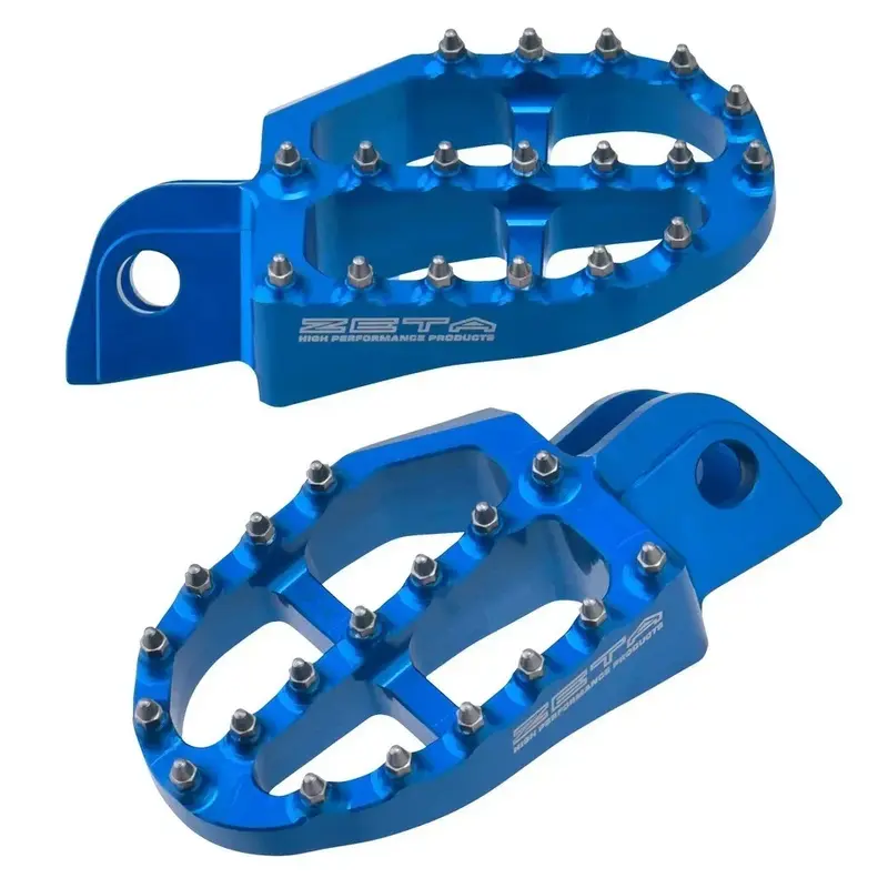 DRC ALUMINUM FOOTPEGS HUS H-BLUE/ PART# ZE93-1819