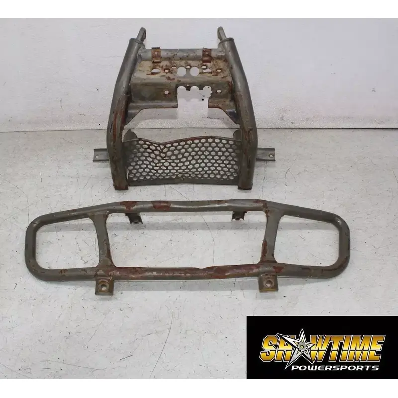 02-03 KAWASAKI PRAIRIE 650 FRONT REAR BUMPER PAIR (SEE DESCP)
