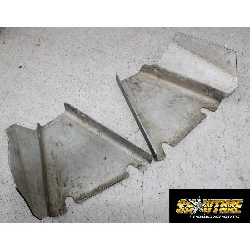 02-03 KAWASAKI PRAIRIE 650 LOWER BOTTOM A ARM SKID PLATE GUARD SHIELD PAIR