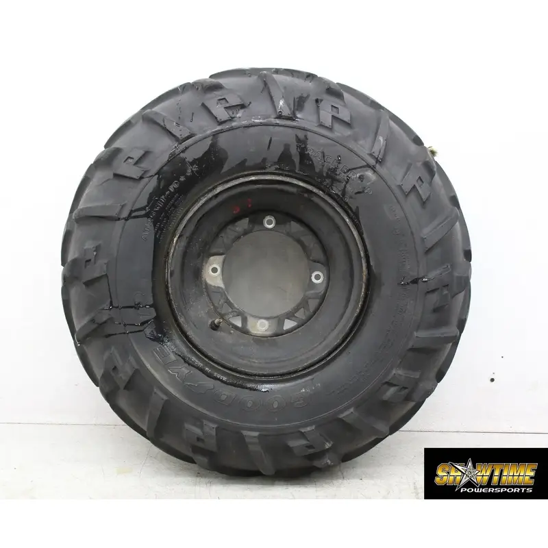 02 POLARIS SPORTSMAN 400 LEFT REAR WHEEL RIM (SEE DESCP)
