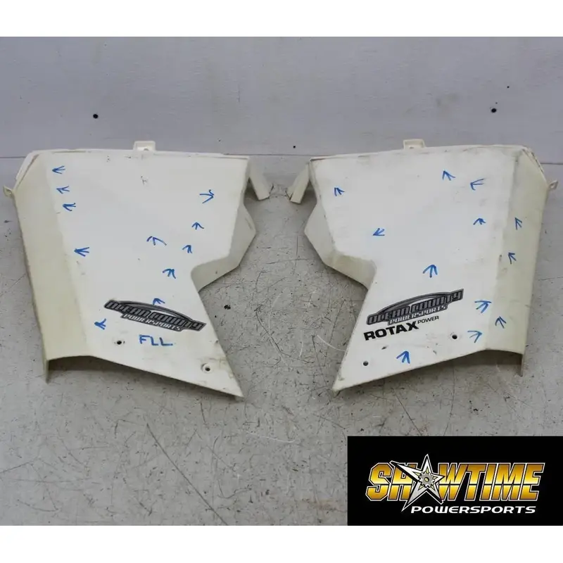17-18 CAN-AM MAVERICK 1000R 4X4 XC LOWER SIDE COVERS FAIRINGS DAMAGE