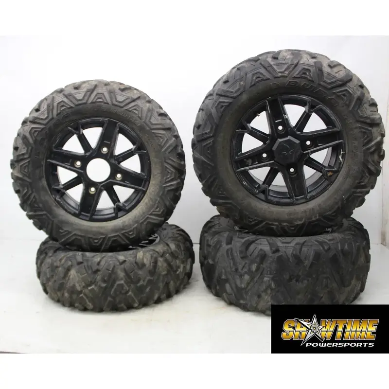 21-24 POLARIS SPORTSMAN 850 ULTIMATE TRAIL LE FRONT REAR BACK WHEELS RIMS SET