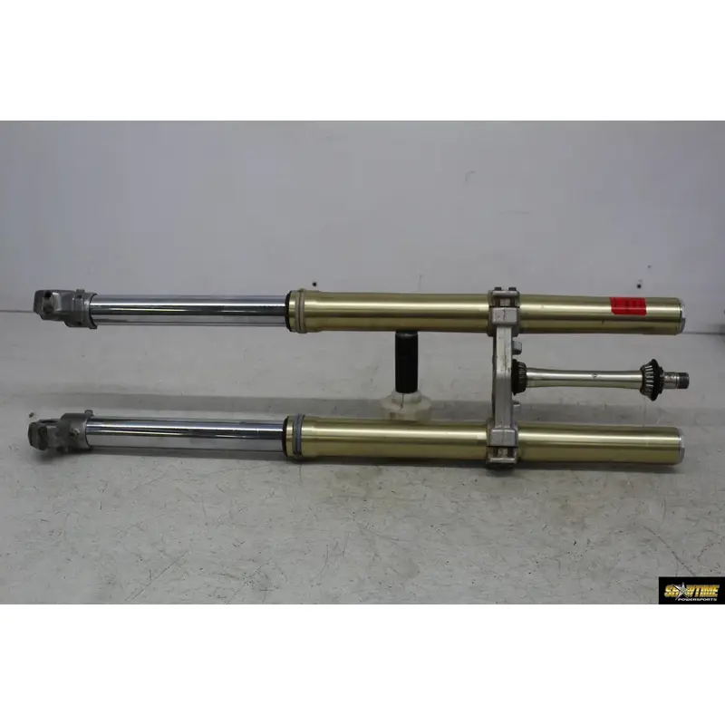 06-09 YAMAHA YZ450 FRONT END FORKS LOWER TREE CLAMP FORK TUBES
