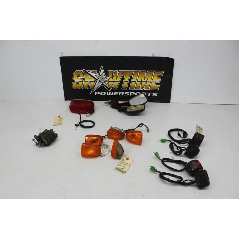 KAWASAKI PARTS MIRRORS SIDE MARKER LIGHTS CLIP ON SWITCHES CLUTCH CABLE CALIPER