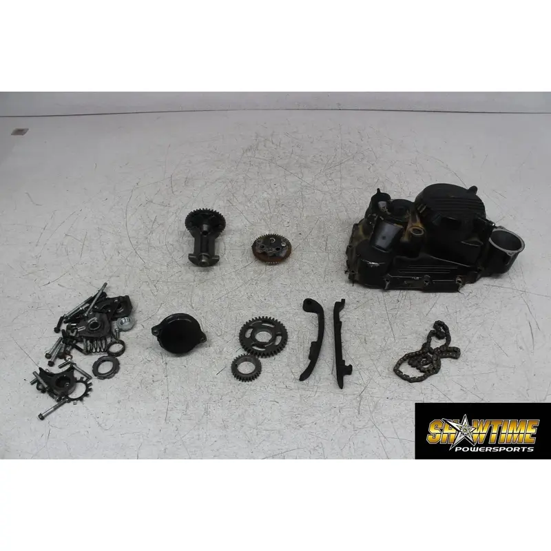92 KAWASAKI BAYOU KLF220 KLF220A ENGINE PARTS CLUTCH COVER TIMING GUIDE CHAIN