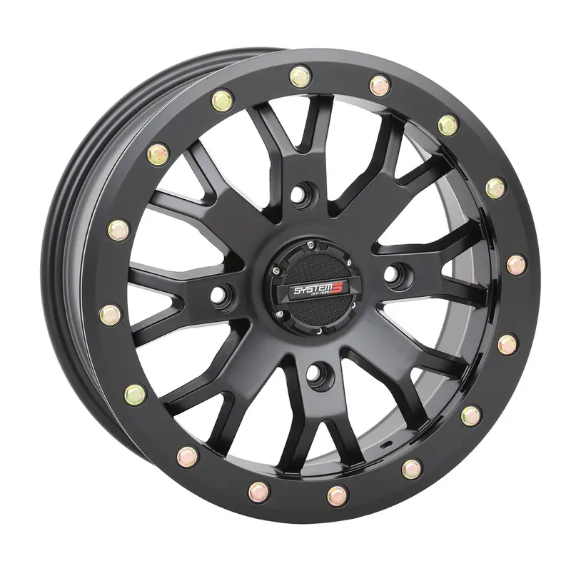 SYSTEM 3 SB4 BL WHEEL 14X7 4 3 ( 15MM) 4/156 MATTE BLACK
