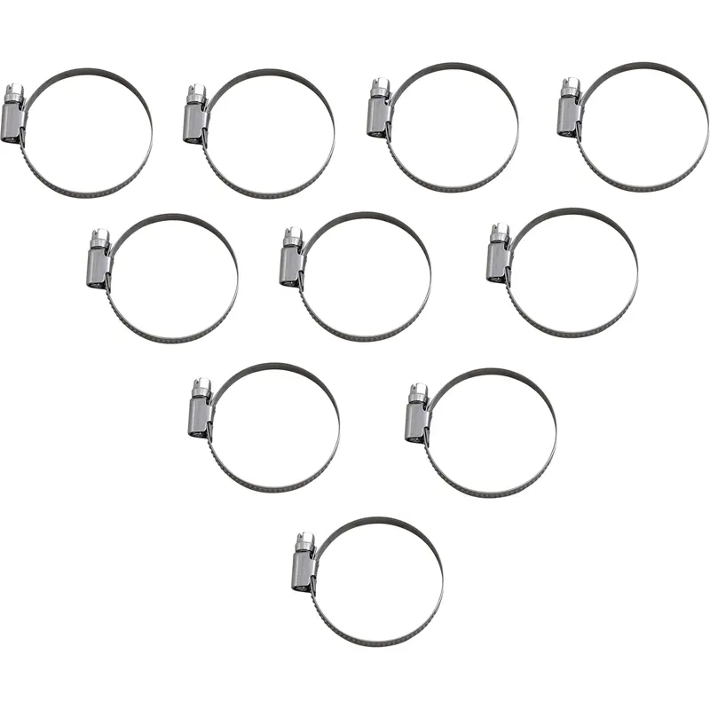 Parts unlimited Embossed Stainless Steel Hose Clamps