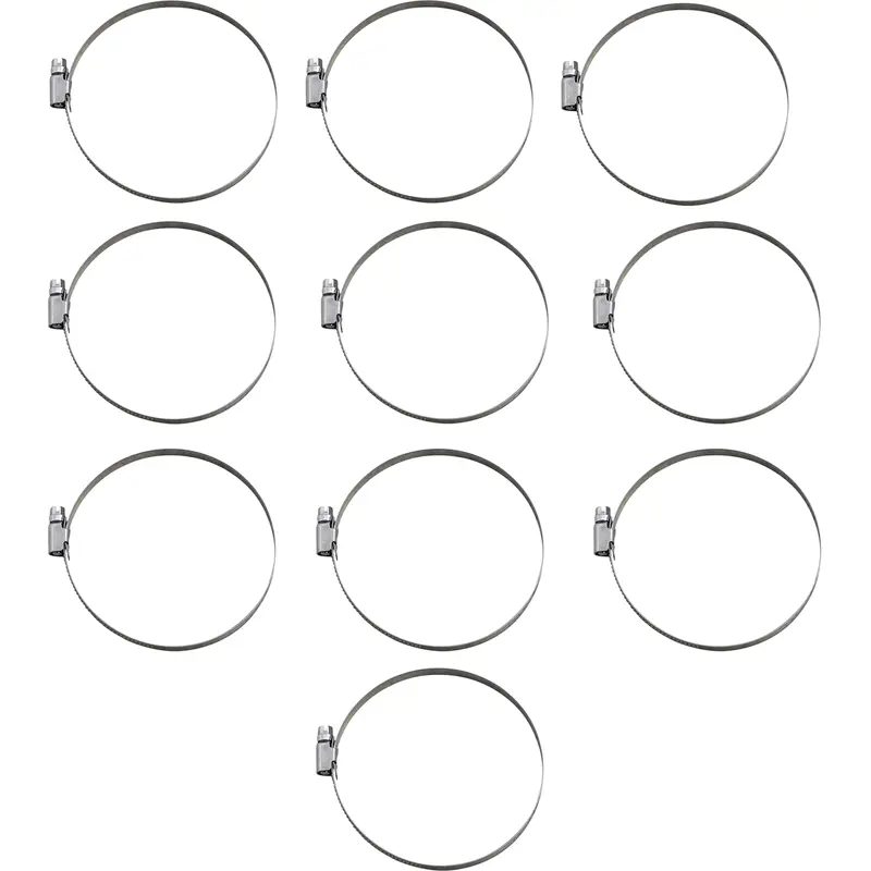 Parts unlimited Embossed Stainless Steel Hose Clamps
