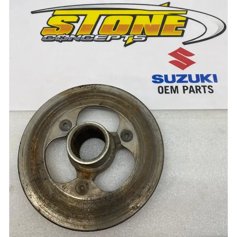 06-09 SUZUKI LTR450 LTR 450 REAR BRAKE DISC ROTOR HUB FLANGE HOUSING