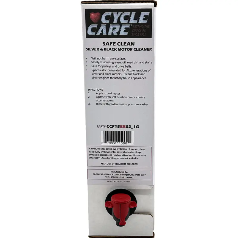 Cycle care formulas Safe Clean Silver and Black Engine Cleaner