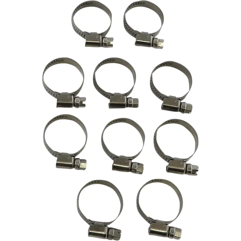 Parts unlimited Embossed Stainless Steel Hose Clamps