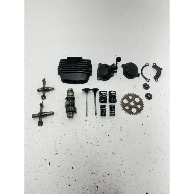84 1984 Yamaha Tri Moto 225 DX YTM225DXL OEM Camshaft Cam Shaft Gear Rockers Cov