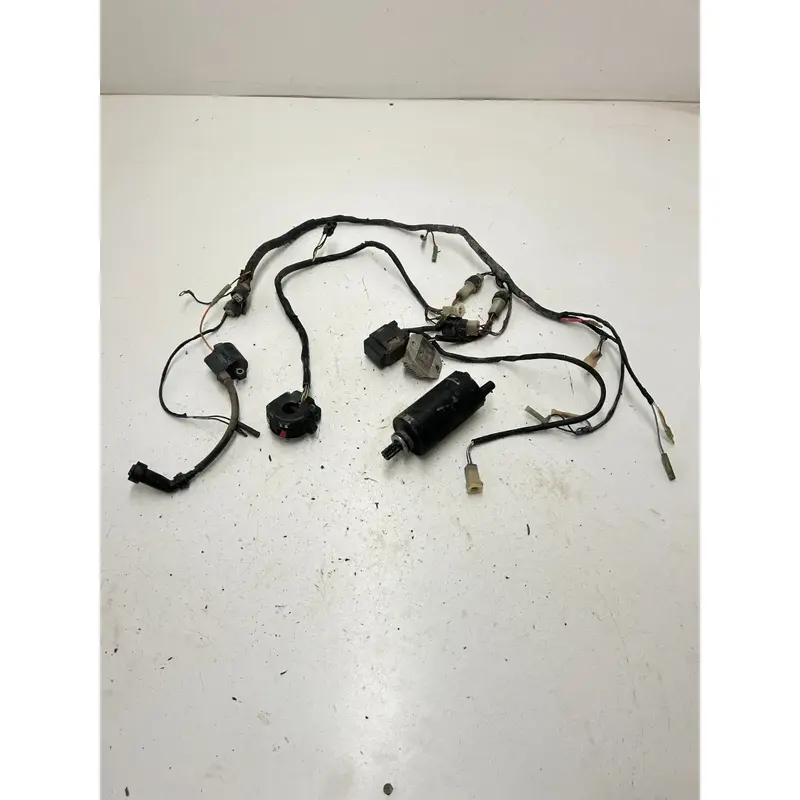 84 1984 Yamaha Tri Moto 225 DX YTM225DXL OEM Wiring Harness Plug Coil ECU CDI