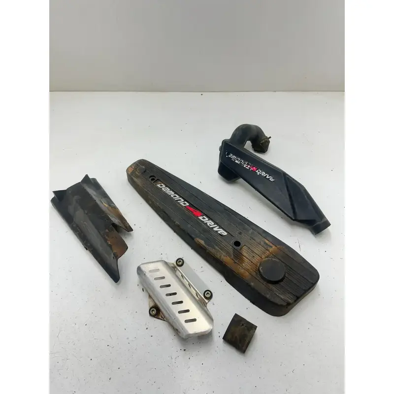 88 1988 Polaris Trail Boss 250 4x4 OEM GOOD Exhaust Chain Cover Clutch Snorkel