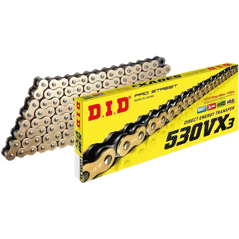 DID 530 VX3 - Chain - Fits Gold - 25 Feet 530VX3G25FT