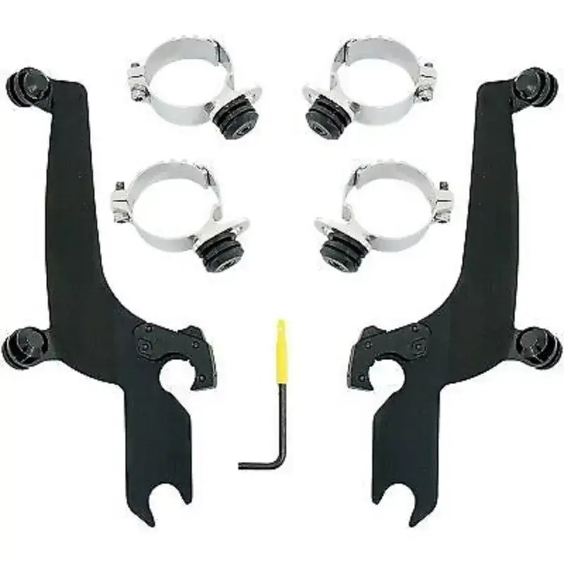 Memphis Shades Black Sportshield Mount for Honda Fury 10-15