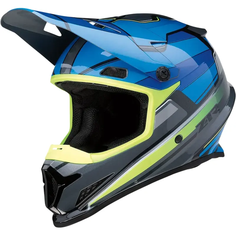 Z1R Rise Helmet - MC - Blue/Hi-Viz - 3XL 0110-7198