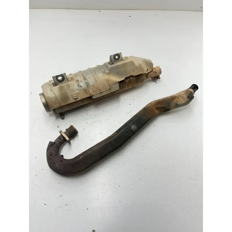 05 2005 Honda Rancher 350 TRX350ES 4x4 OEM Exhaust Pipe Muffler Silencer Baffle