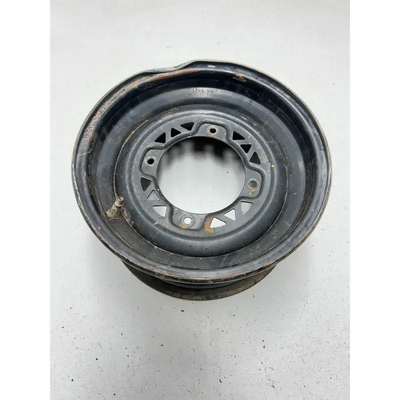 96 1996 Polaris Sportsman 400 2 Stroke 4x4 OEM STRAIGHT Front Wheel Rim 12 X 6