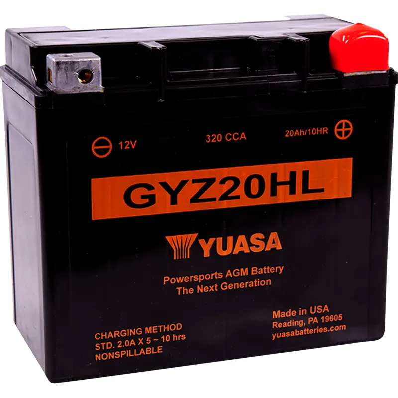 GYZ Factory-Activated AGM Maintenance-Free Battery