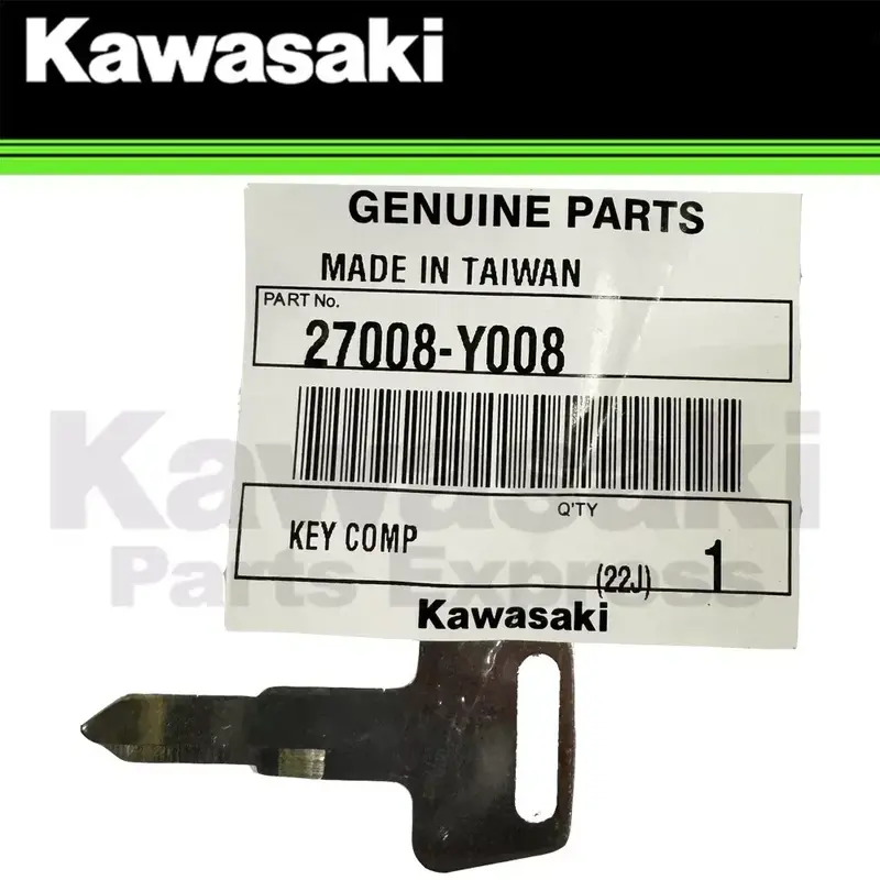 NEW 2019-2025 GENUINE OEM KAWASAKI MULE PRO MX RIGHT HAND KEY BLANK 27008-Y008