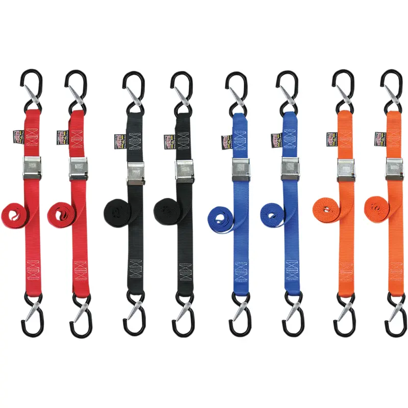 Powertye mfg. 1-1/2" Cam-Buckle with Safety Latch Hooks