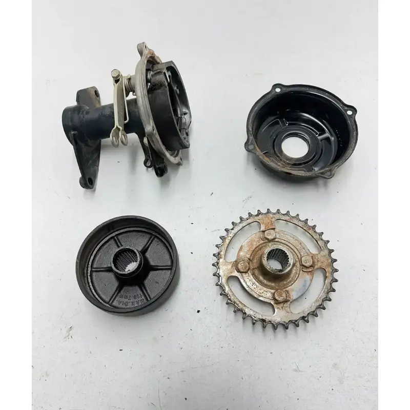06 Suzuki LTZ50 Quadsport Ltz 50 OEM LOT Rear Brake Drum Axle Carrier Sprocket