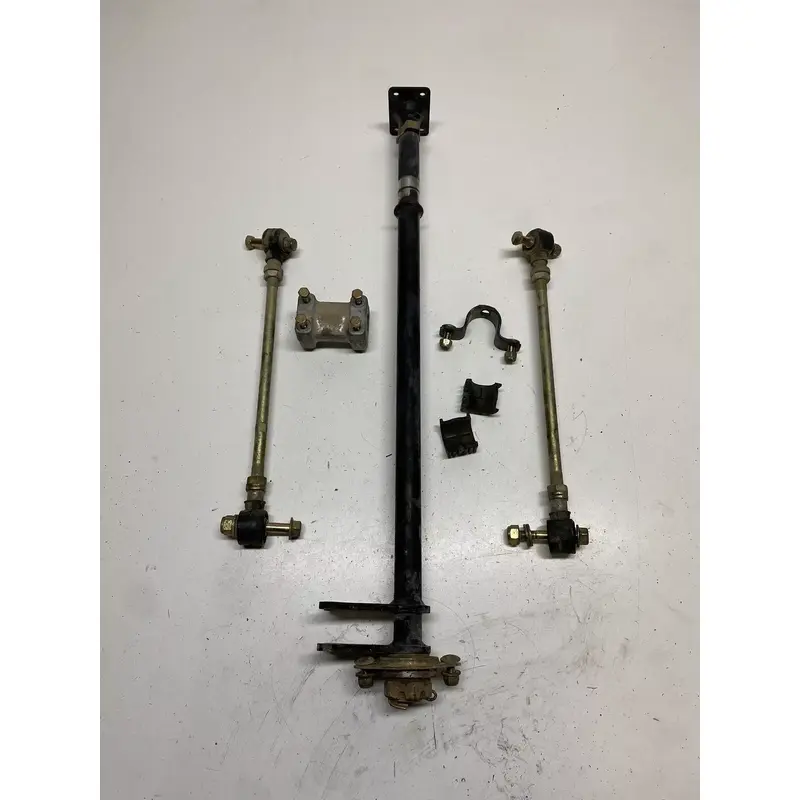 2004 04 Polaris ATP 500 4x4 atp GOOD STRAIGHT Steering Shaft Post Tie Rods Guide