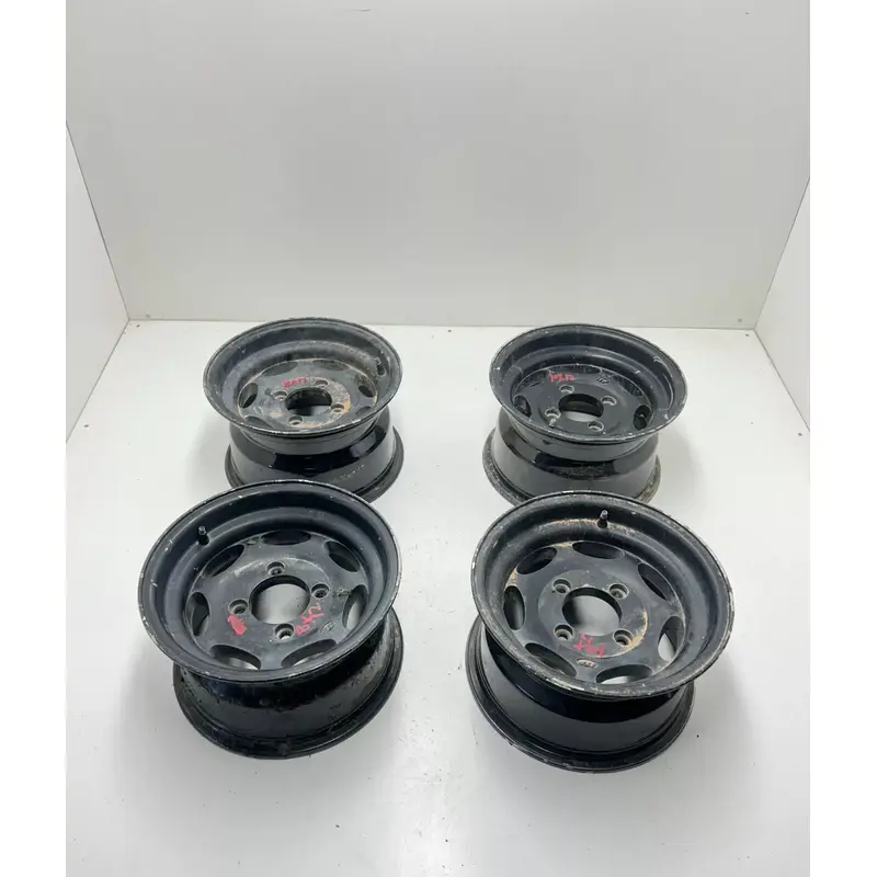 05 2005 Yamaha Kodiak 400 IRS 4x4 OEM SET Front Rear Back Wheel Rim 11.5x7 ITP