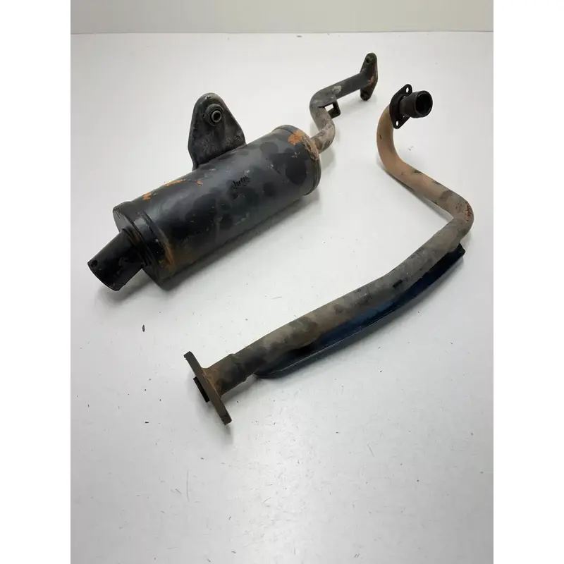 2020 Yamaha Raptor 90 YFM90 OEM GOOD! Exhaust Header Head Pipe Muffler Silencer