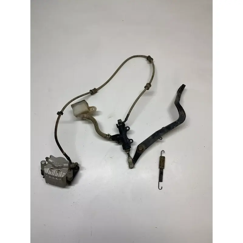 09 2009 Arctic Cat 250 Complete Rear Caliper Lines Brake Master Cylinder Lever