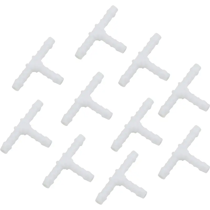 Motion pro Fuel Line Fittings - T-Connector - 1/4" - 10-Pack